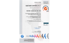 Сертификат о предоставлении прав компании Caporali